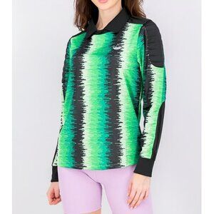 Adidas Bright Green Colorful Long Sleeve Soccer Shirt XS